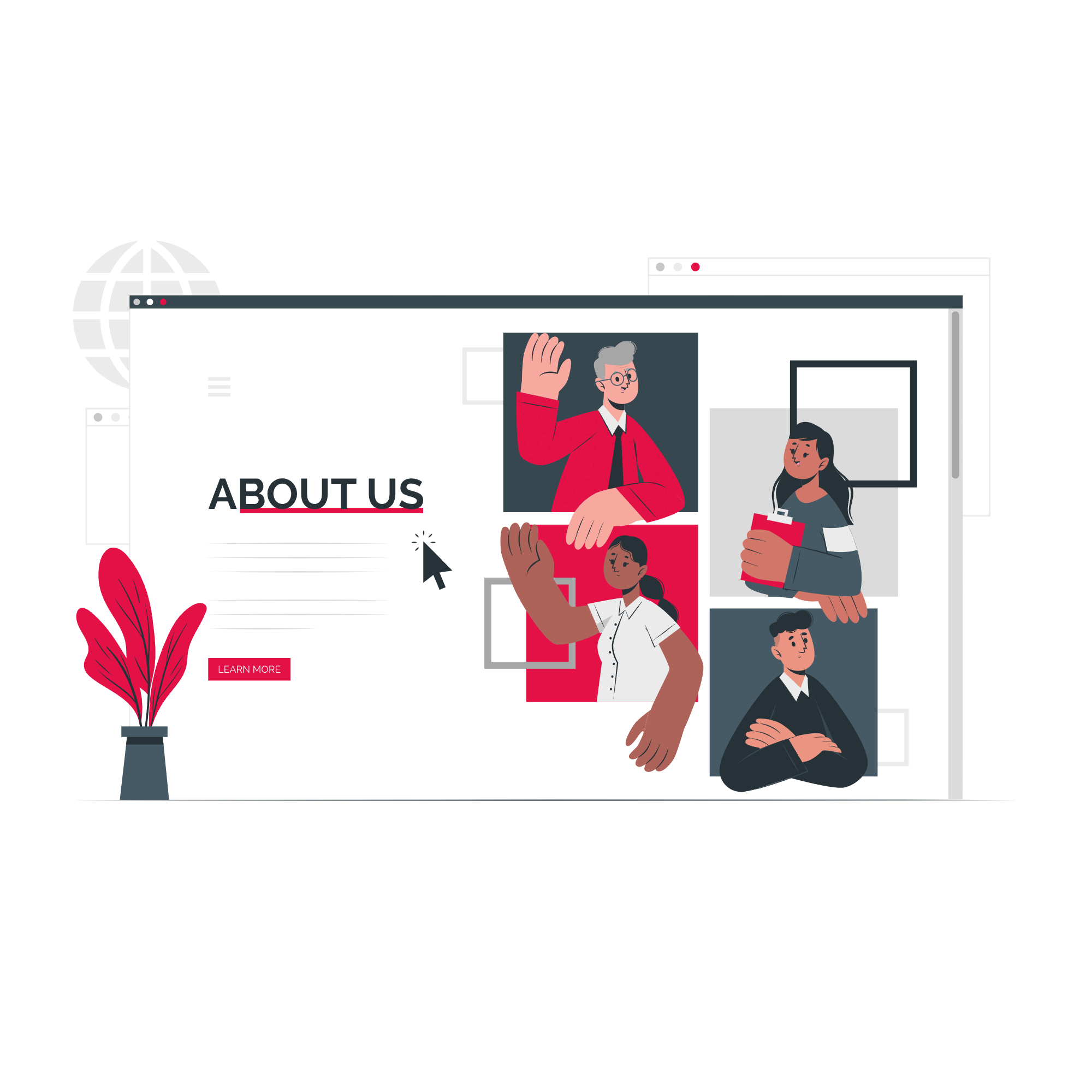 About Us Illustration
